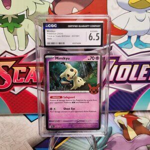 Pokemon Mimikyu 037/091 Holo - Trick or Trade BOOster - CGC 6.5